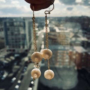 Pearl earrings